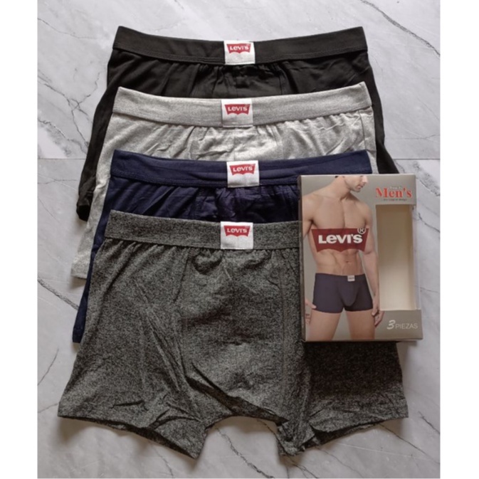 BOXER PREMIUM/CELANA DALAM PREMIUM (SEKOTAK ISI 3 PCS) Levis