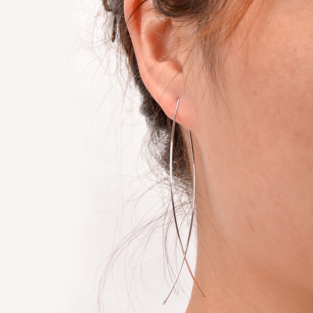 Hu Hu Hu Hu Hu Alat Bantu Pasang Kacamata♡ Anting Gantung Panjang Handmade Bentuk Ikan Elegan Untuk Wanita