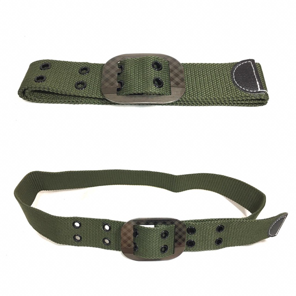 Gesper Ikat Pinggang Pria Laki Cowo Katun Army Tactical Asli Ori Sabuk Belt Impor Polos - YH TBJ 142