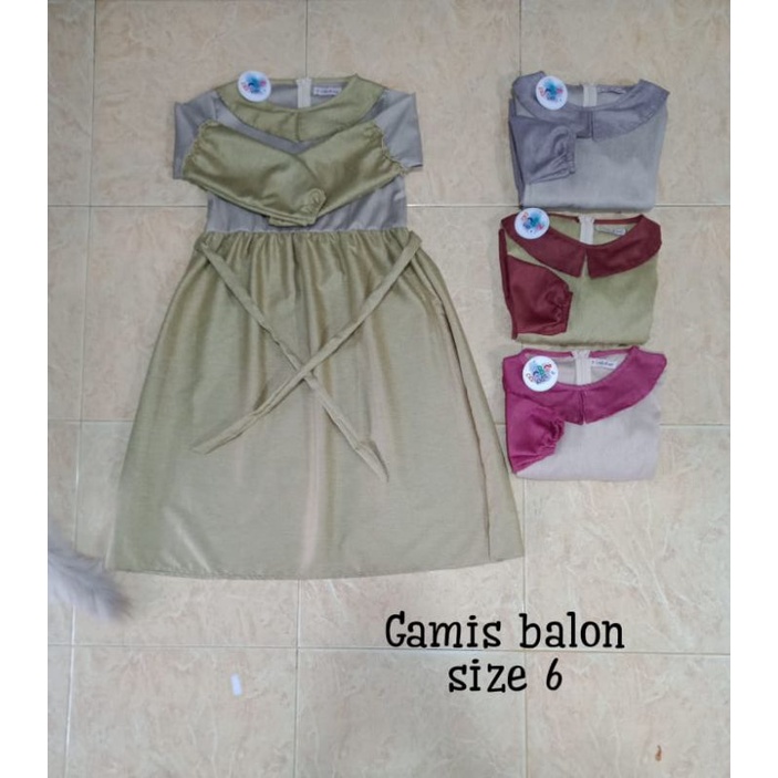 Gamis Balon / Gamis Katun Madinah / Gamis Anak