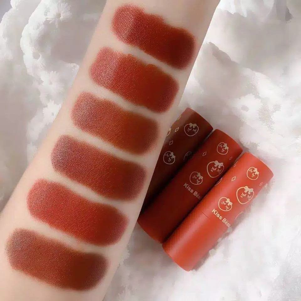 (CYBER) COD [Per Satuan] Lipstick Putar Kiss Beauty Peach Lip Stick 35804 TERMURAH