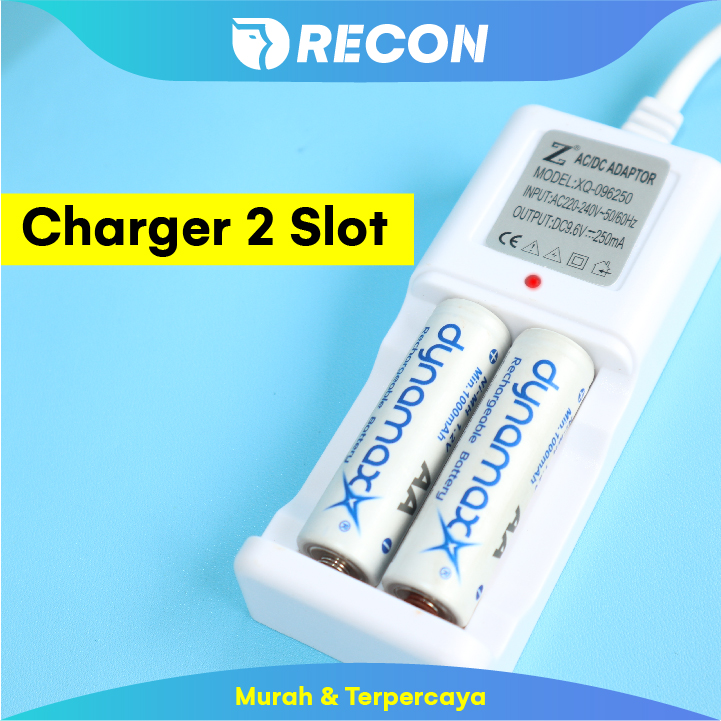 CASAN Baterai Tamiya AA / Charger Batre 1,2v 2 slot