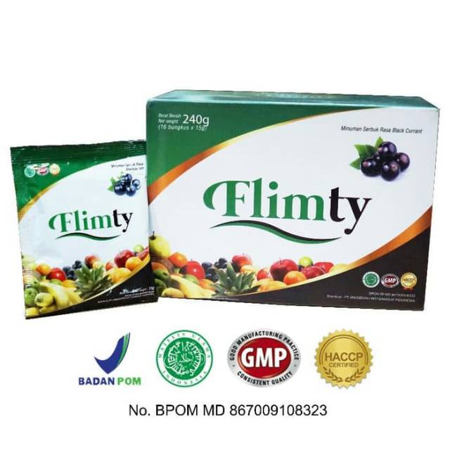 Flimty pelangsing perbox minuman bernutrisi