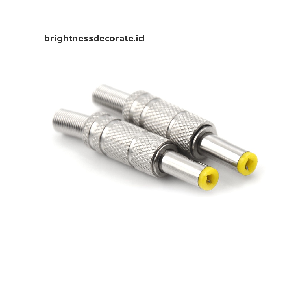 1 Pc Adapter Konektor Jack Power DC Male Plug 5.5x2.1mm Bahan Metal