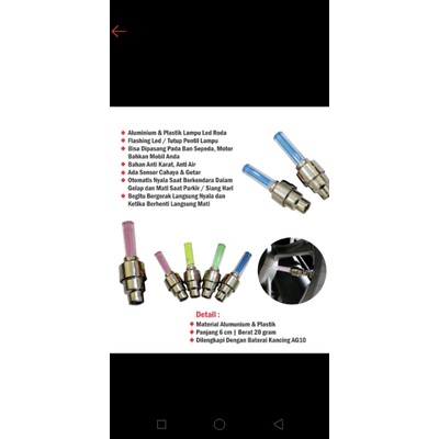 tutup pentil lampu tutup pentil ban motor