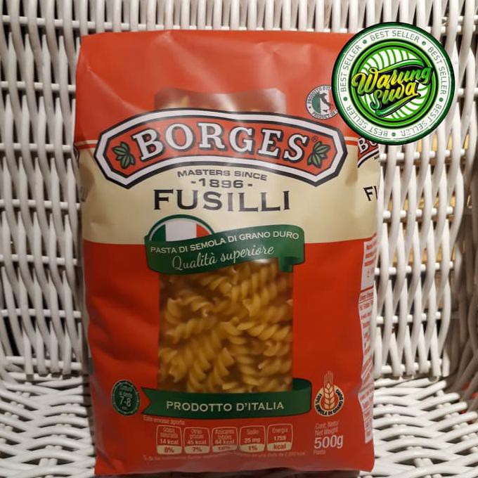 

Terlaris# Borges Fusilli 500 Gram