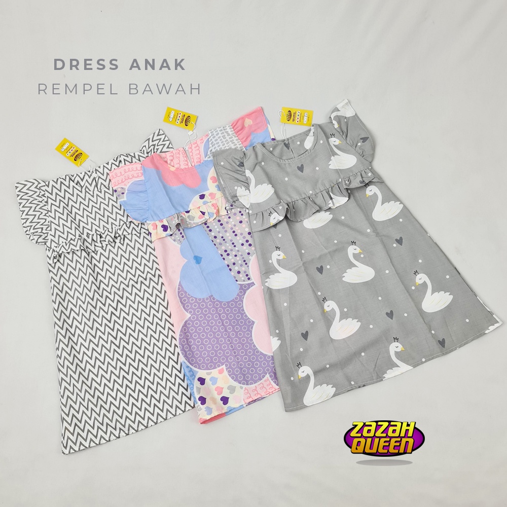 Premium Dress Aneka Dress Daster Anak Balita Bayi Rempel Dada Premium All Series 1-4 Thn