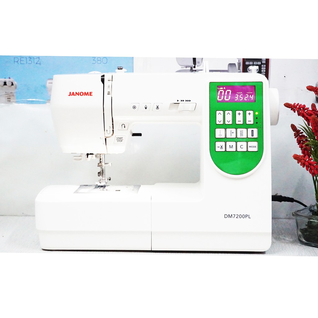 mesin jahit portable merk Janome type DM7200PL - hijau