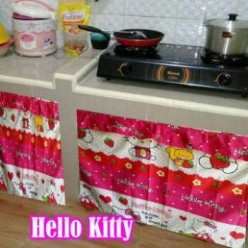 GORDEN KOLONG DAPUR 90x70 CM / HORDEN PENUTUP WASHTAFLE DAPUR