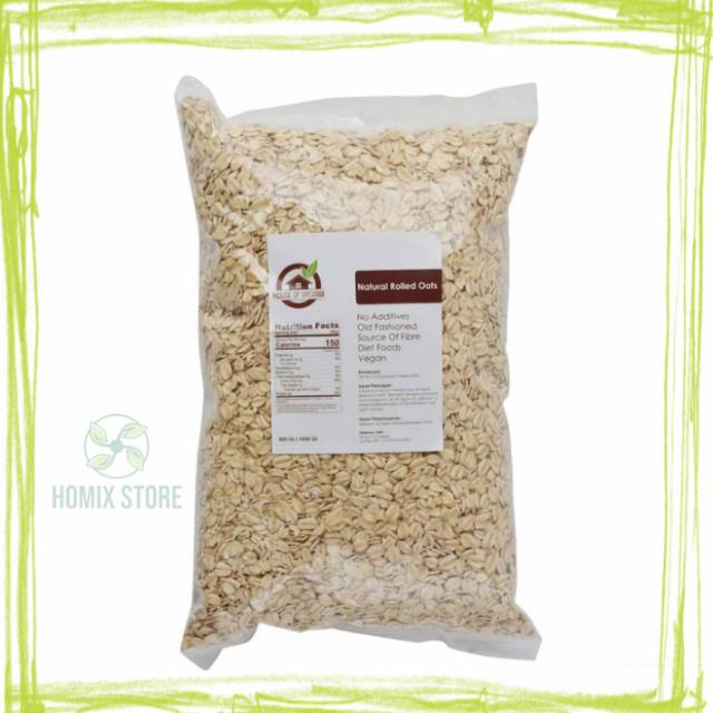 

ROLLED OAT OATS GANDUM UTUH 1000 gr