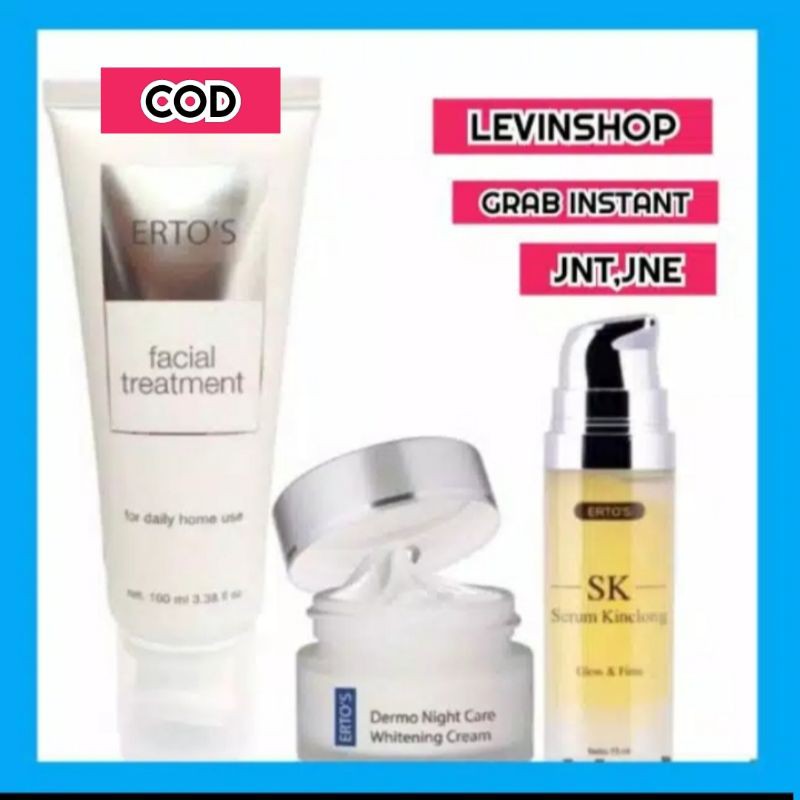 PAKET ERTOS GLOWING (COD) PEMULA SERUM KINCLONG