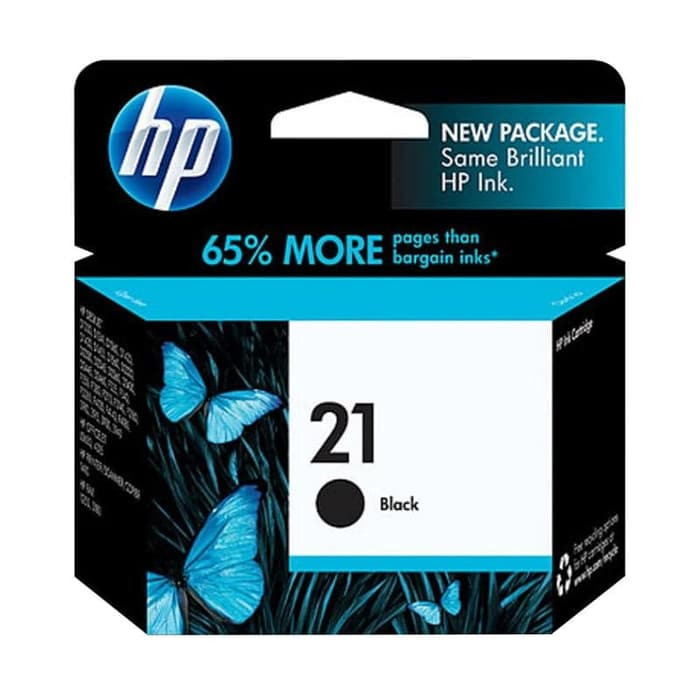 Tinta HP 21 BLack For Printer D1360 3920 F2280 Original