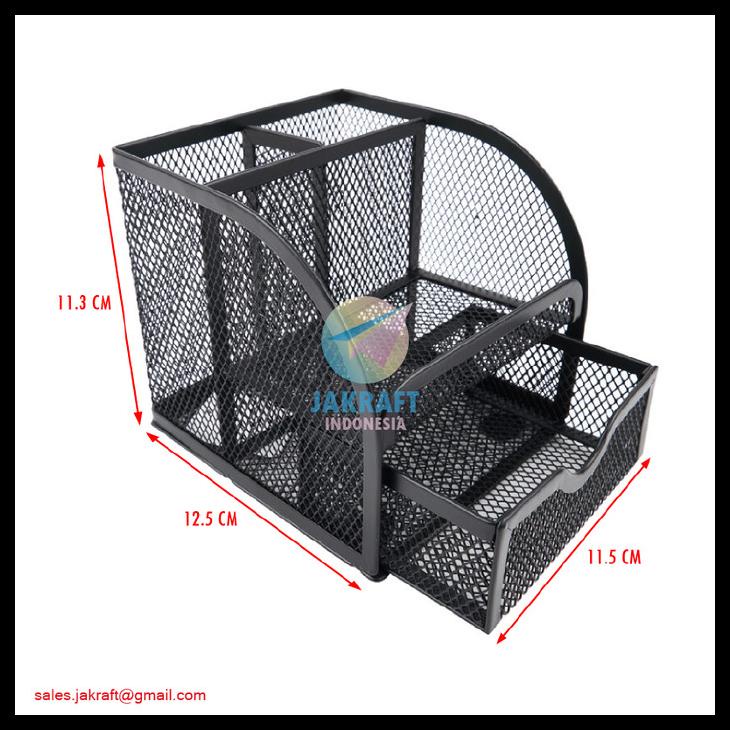 

Desk Set Joyko Ds-18 Tempat Alat Tulis Pensil Meja Jaring Besi Kode 493