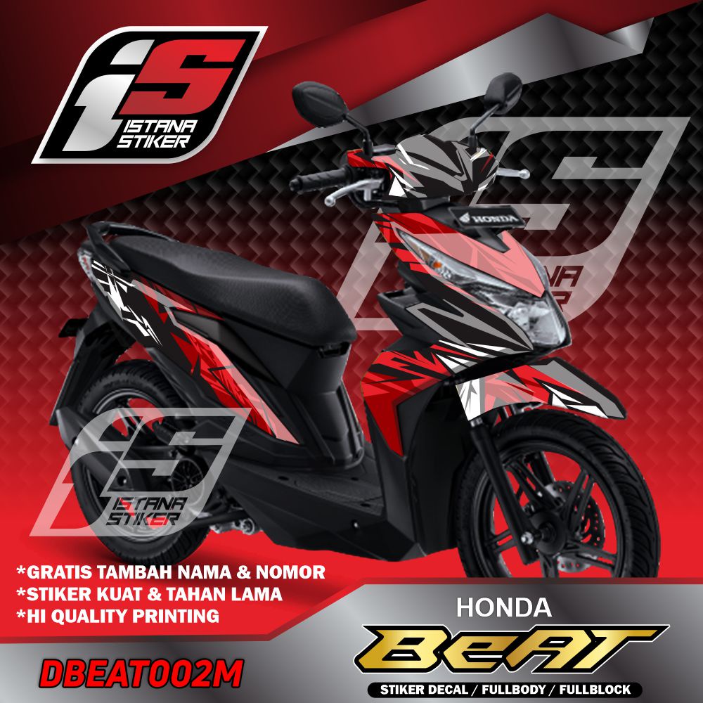 Stiker Beat 01 Stiker Decal Beat Fi 2013 Stiker Beat Karbu Stiker Decal Beat Street 2021 Full Body S
