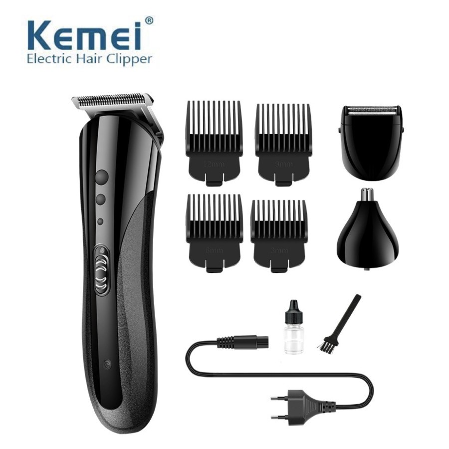 Barangunik2021-Kemei KM-1407 Profesional Hair Clipper - Pencukur Rambut Kumis Jenggot