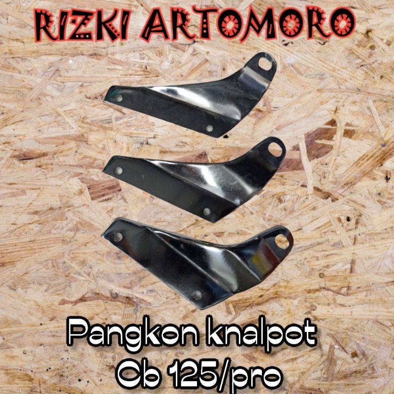 Pangkon dudukan knalpot CB 125 corbi plor