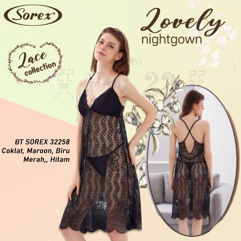 LINGERIE SOREX 32258, BAJU SEKSI SOREX 32258, LINGERIE SOREX