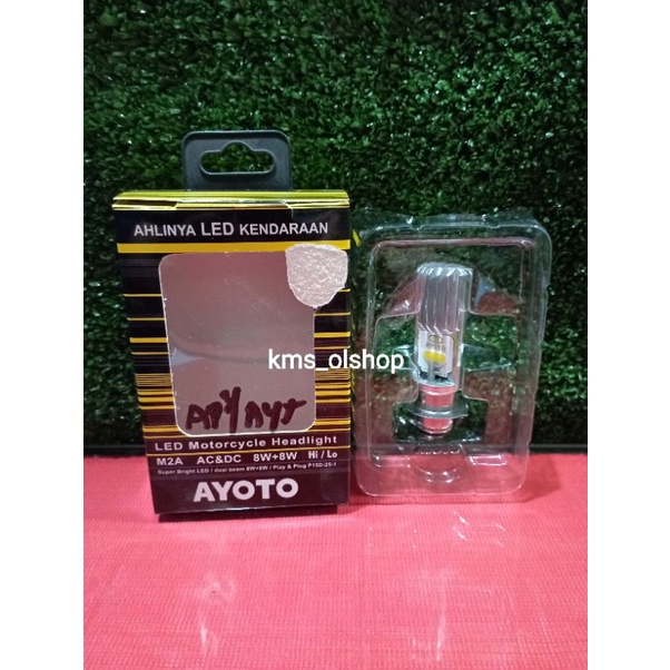 Lampu Bohlam Led Ayoto M2A AC DC K.1 8W+8W