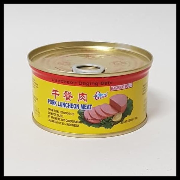 

GULONG POK LUNCHEON MEAT 190 GR / DAGING BABI DALAM KALENG / MAKANAN KALENG