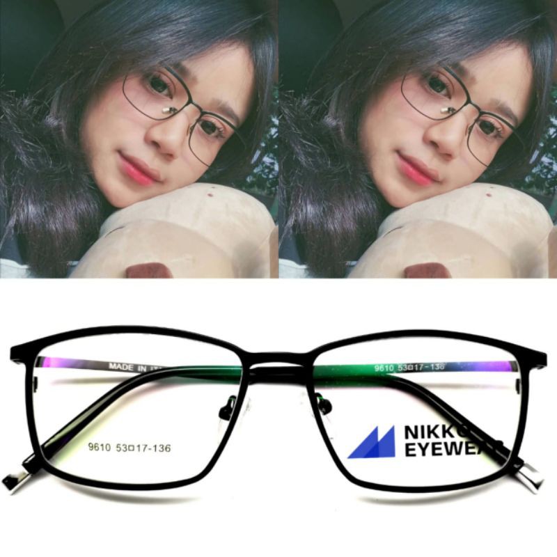 FRAME KACAMATA 9610 OPTICAL/KACAMATA MURAH/KACAMATA WANITA/KACAMATA PRIA