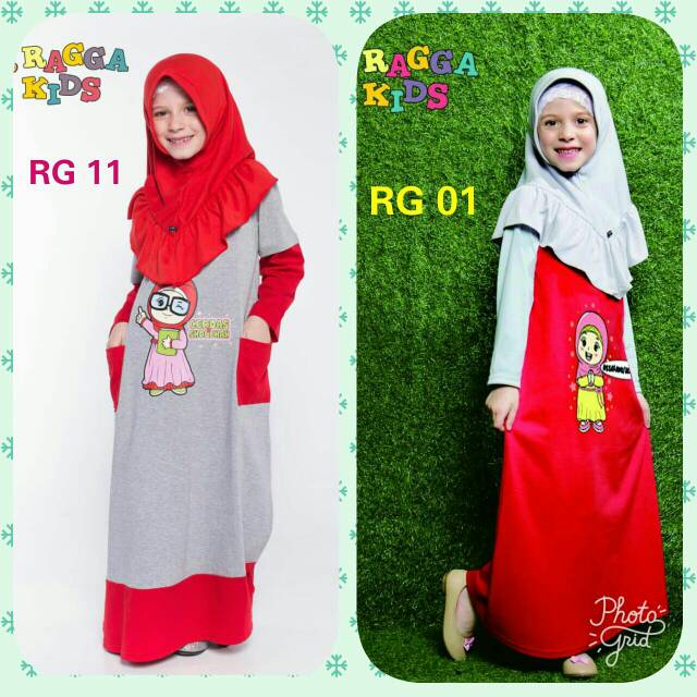 Gamis kaos anak Ragga Kids