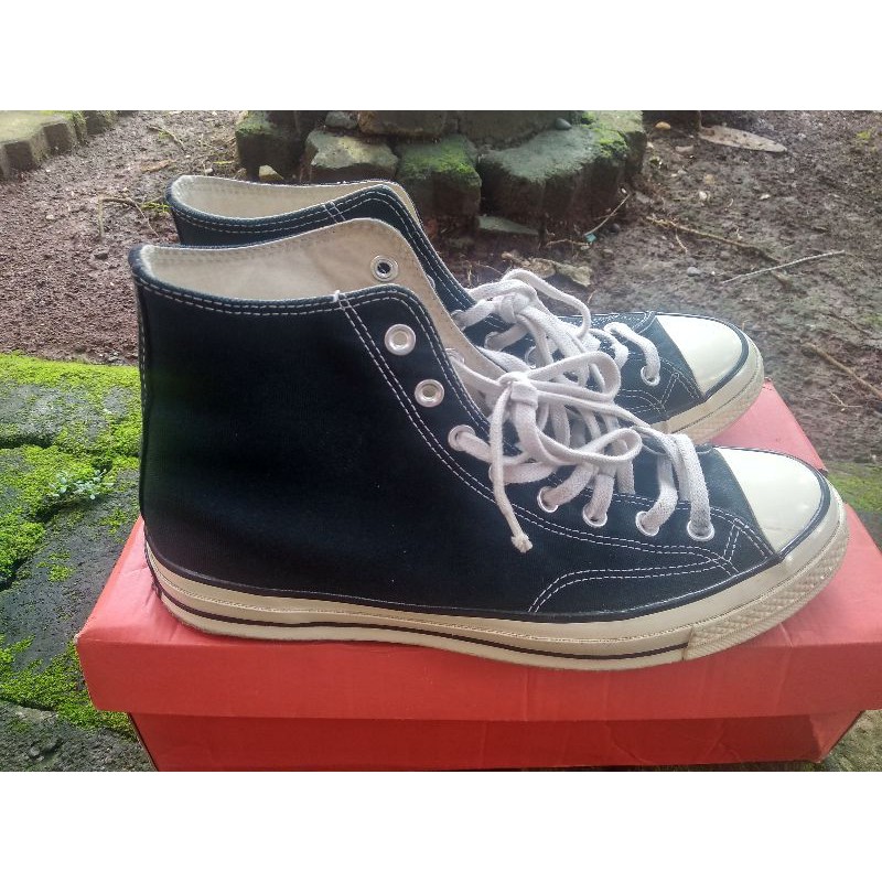 CONVERSE 70S BLACK EGRET - BEKAS / SEKEN / SECOND