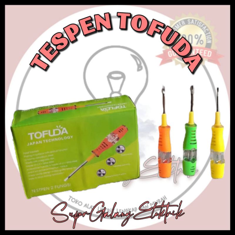 Tespen/Test Pen Listrik/ Tespen Bolak-Balik/Obeng Tespen/