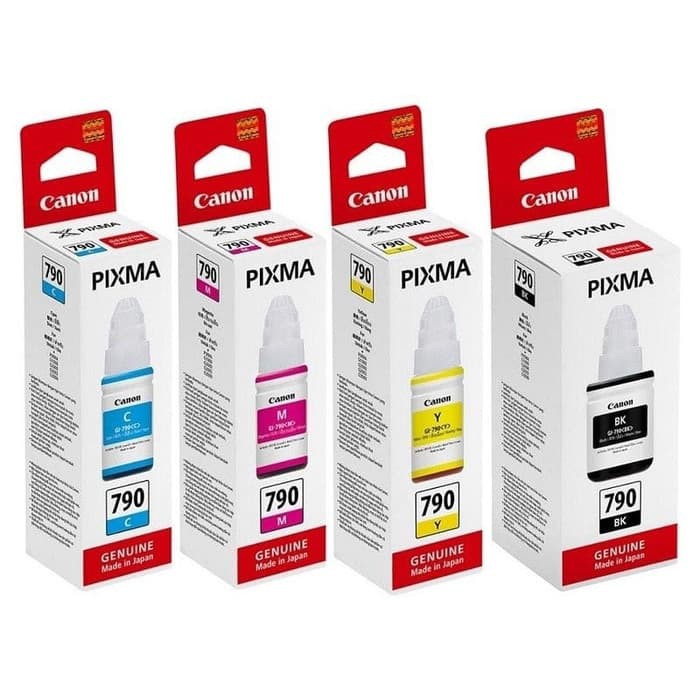 Tinta Printer Botol CANON PIXMA 790 Warna Original CMYK