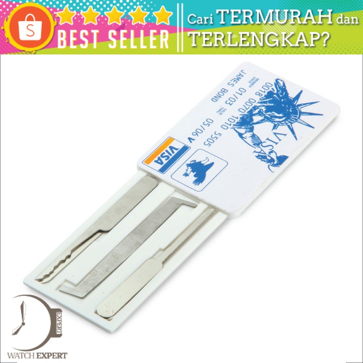 Alat Pembuka Gembok dan Pintu Credit Card Lock Pick Set
