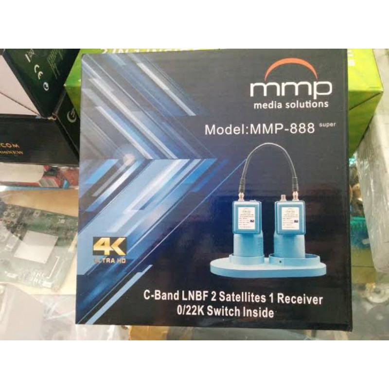 LNB C BAND PALAPA & TELKOM /LNB 2 SATELIT MEREK MMP