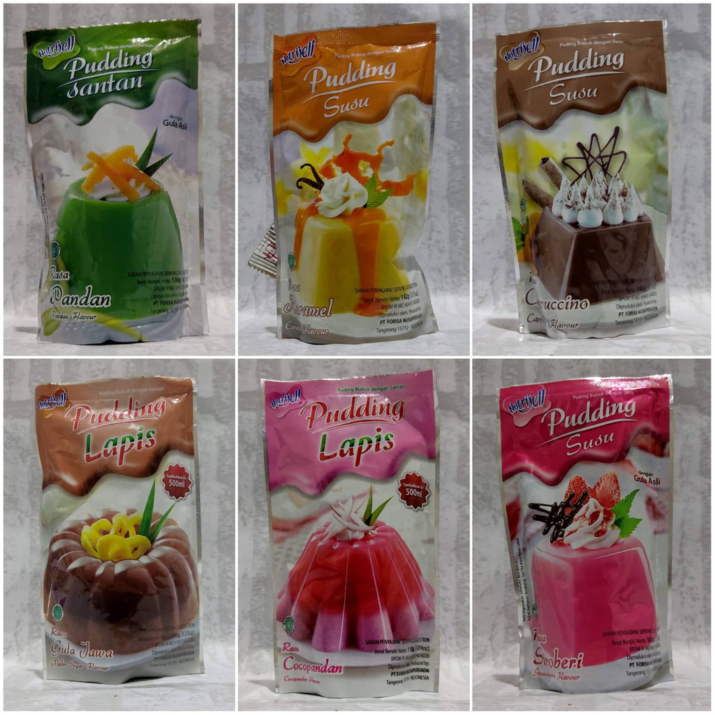 

Nutrijell Puding Susu & Puding Santan All Variant