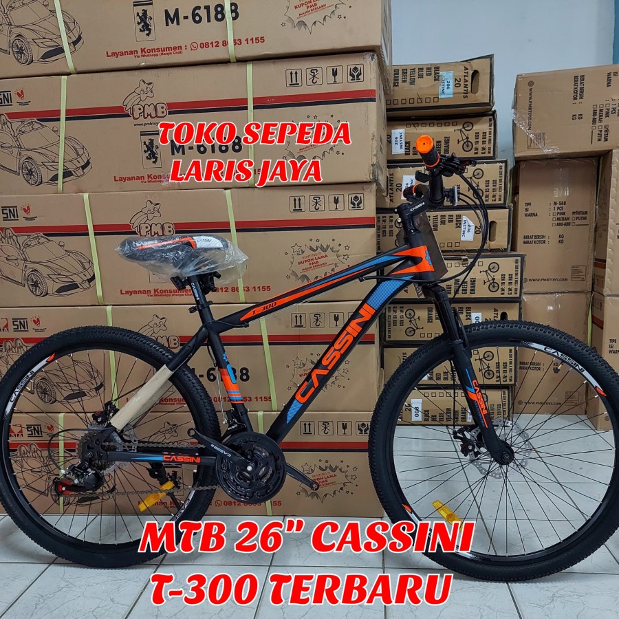 [EKA JAAYA SEPEDA] sepeda gunung 26 cassini t 300 , sepeda mtb 26 inch trex cassini ukuran 26 inch ,