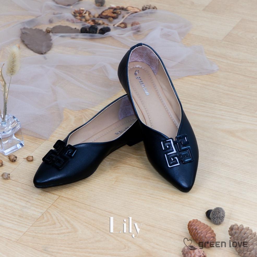 [CRP.10Jn22ᶜ] Green Love Flatshoes LILY
