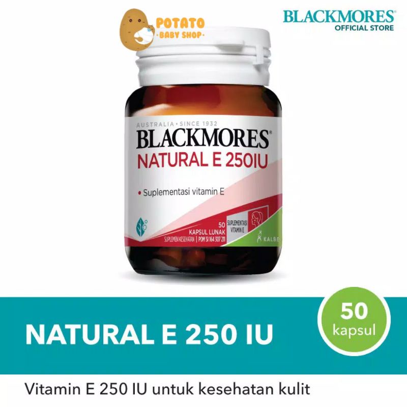 Blackmores Vitamin E 250IU 50Capsule