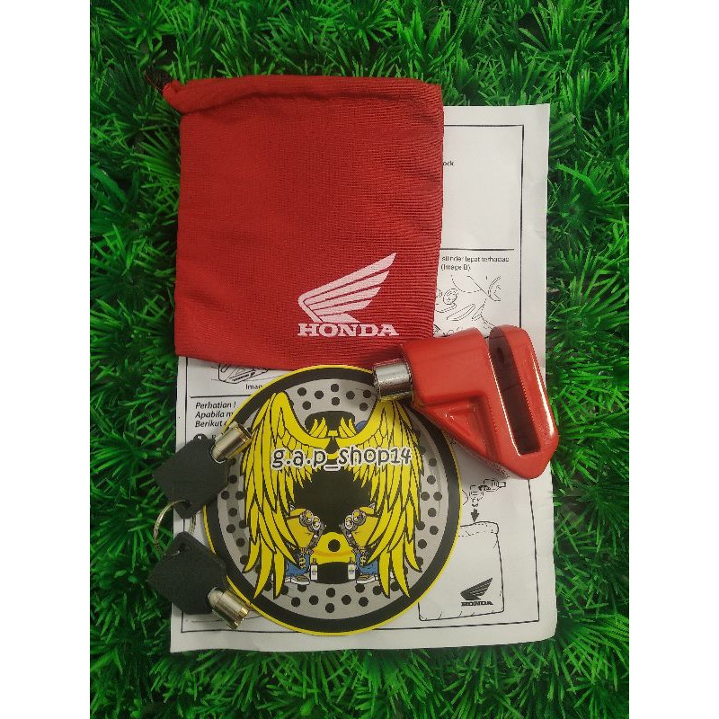 DISLOCK , GEMBOK CAKRAM / PEMGAMAN KENDARANAN AKSESORIS MOTOR - ORIGINAL-1