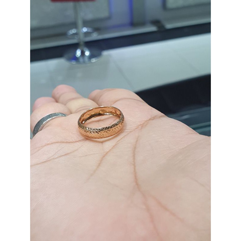 cincin emas 700 bangkok ukir emas asli