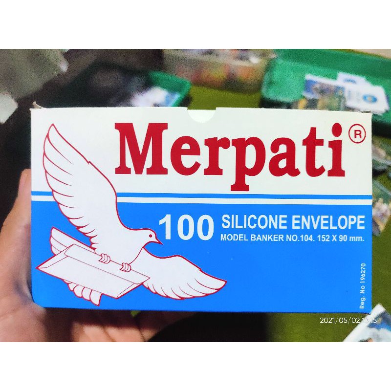 

amplop merpati model no.104 152x90 mm