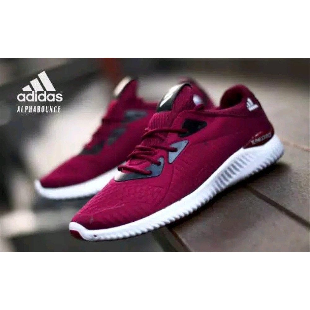 Sepatu Snekaers Adidas Alphabunce Pria Wanita Import Sepatu Olahraga Cokok cewek Terkini Original