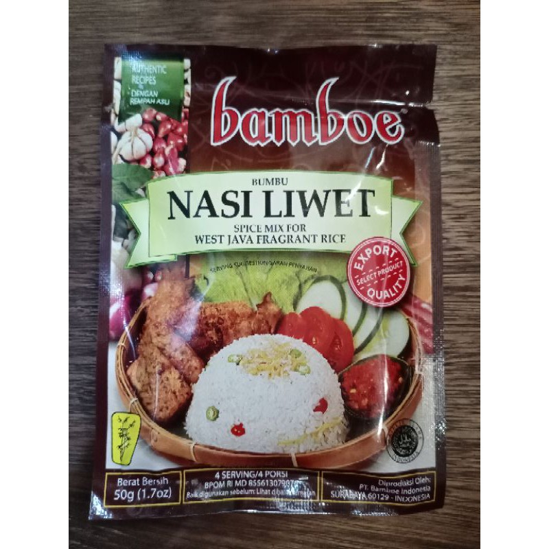 

nasi liwet Bamboe