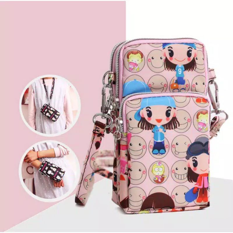 Tas/Dompet Hp Anak Perempuan Lucu Ukuran Kecil KJ7