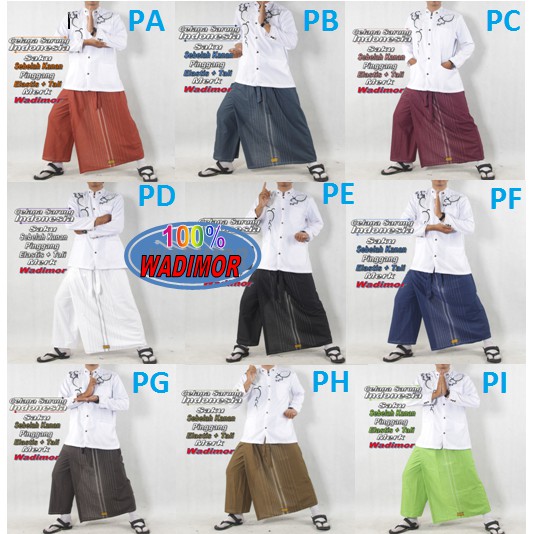 Celana Sarung Wadimor Asli 100% - Original Sarung Celana Wadimor Dewasa dan Anak