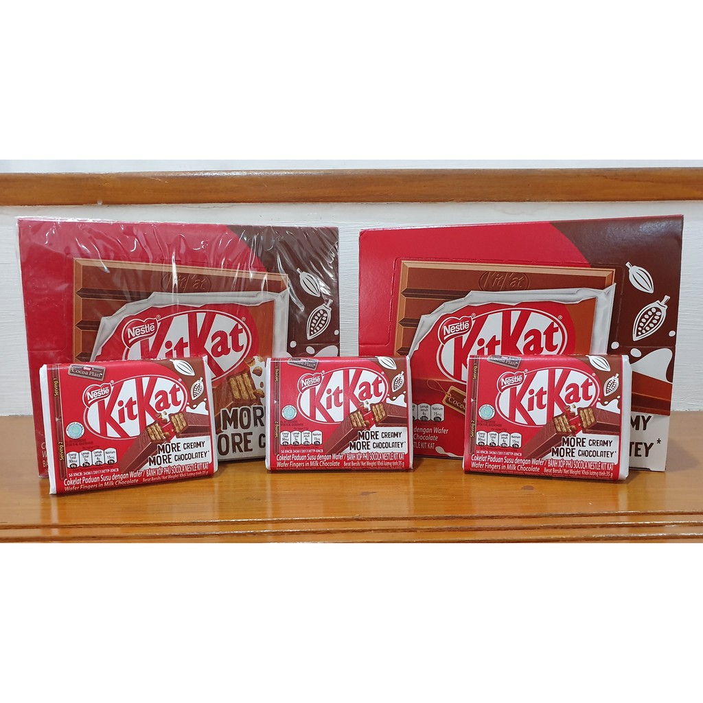 

Kit Kat coklat 4 finger 35 gram ( BOGOR )