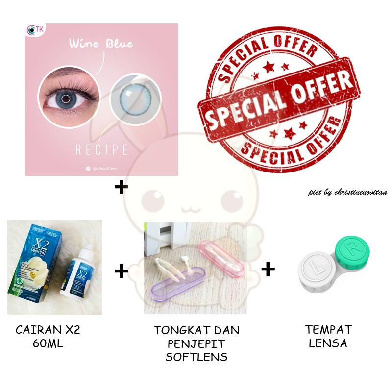 Softlens CTK Recipe 14.5mm - Normal - Paket Softlens Pemula