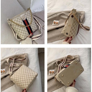 SG2858 syafniegalery tas selempang motif Gd tali rantai 1198