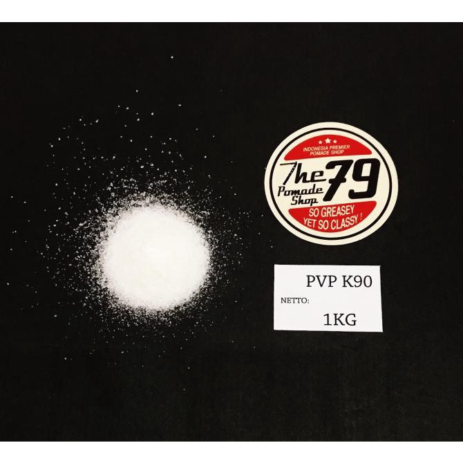 Bergaransi Pvp K90-Polyvinylpyrrolidone-Bahan Pembuat Pomade Waterbased-1Kg Gilaa