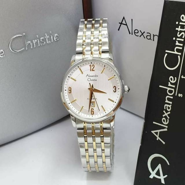 ALEXANDRE CHRISTIE AC 8327 SILVER KOMBINASI.ORIGINAL 1MILIAYARAN % RESMI.