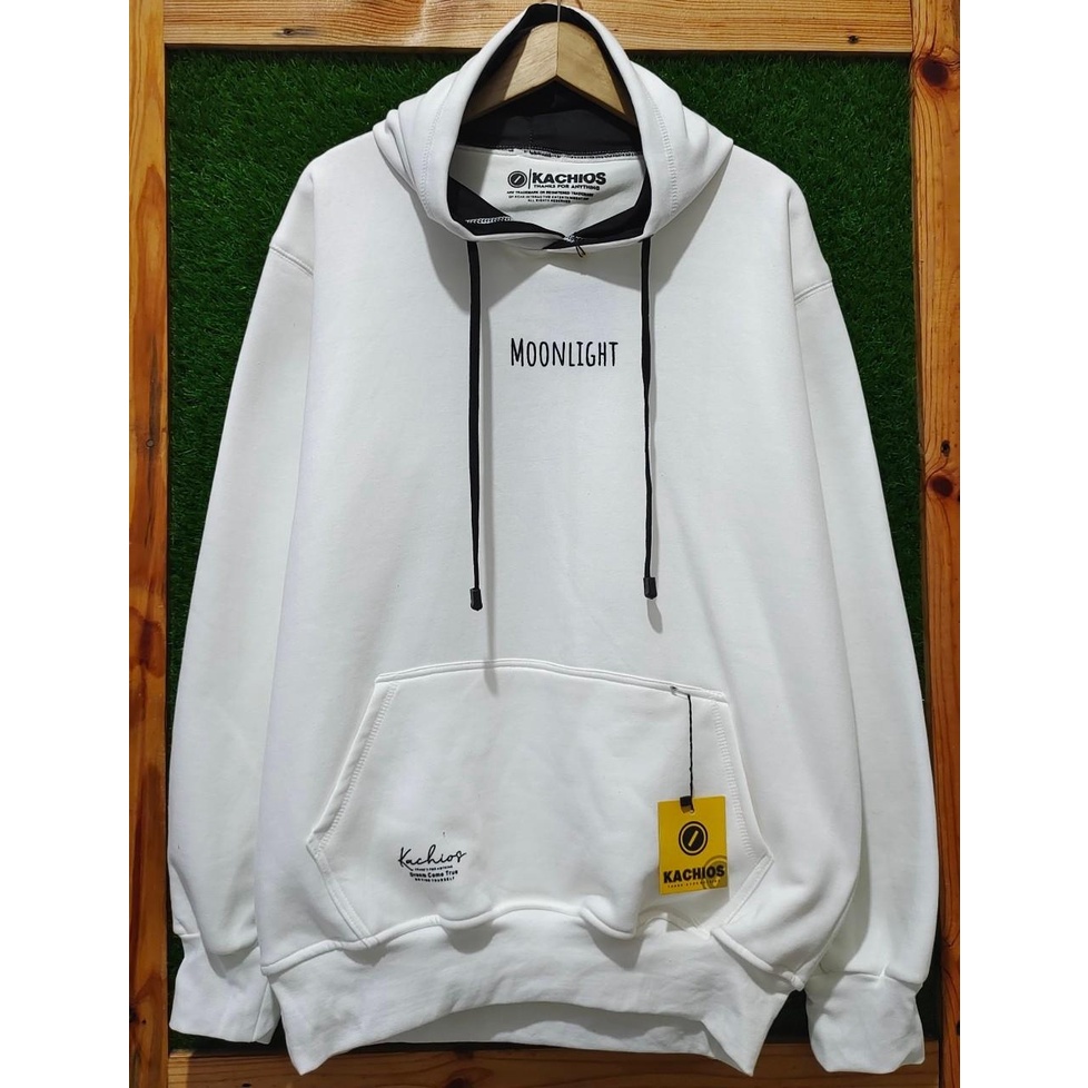 Jaket Hoodie Pria Cod Aesthetic Warna Putih Original Kachios Brand Distro Kota Bandung Terbaru Terpopuler Dan Terlaris Oversize Unisex