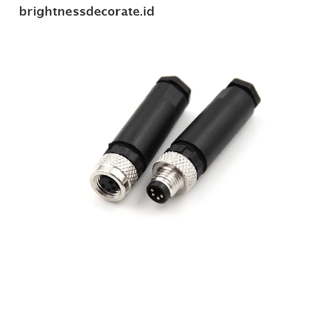 Konektor Sensor Birth M8 Male Female Screw Threaded Plug Coupling 3 4 Pin A