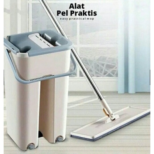 [DEASTORE] ALAT PEL PRAKTIS SERBAGUNA - SCRATCH MOP PETAK PEMBERSIH LANTAI -  MAGIC MOP PEL LANTAI BERDIRI