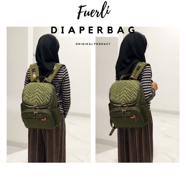 03.03 CRAZY SALE !! TAS DIAPER ORIGINAL FUERLI Diaperbag (set changing pad)